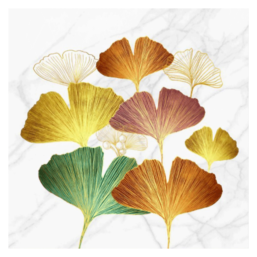 

Ginkgo Leaf - 11CT Stamped Cross Stitch - 50*50CM, 501 Original