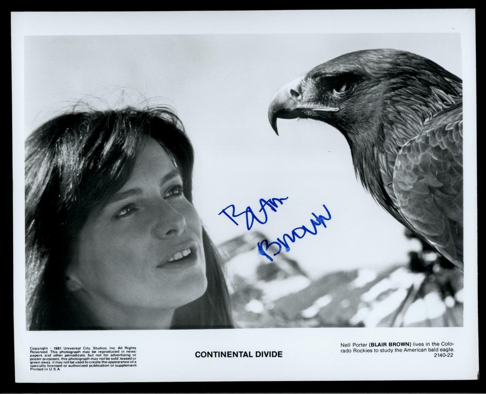 Blair Brown - Signed Autograph Movie Still - Continental Divide