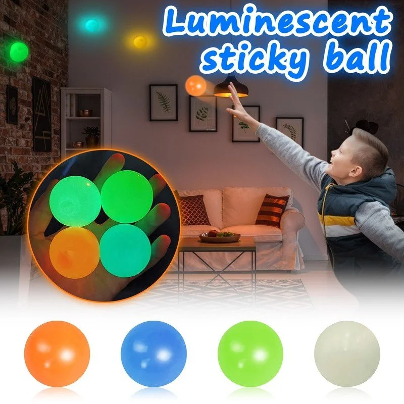 Fluorescent Sticky Target Balls