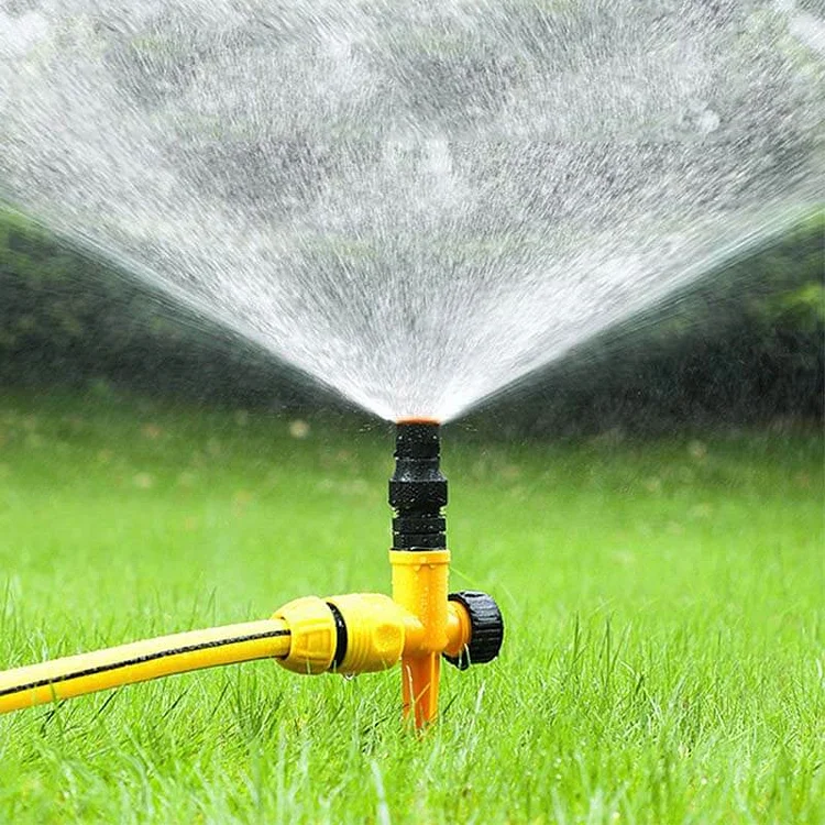 🔥HOT SALE🔥 360° Rotation Auto Irrigation System Garden Lawn Sprinkler Patio,Coverage Diameter 65ft