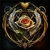 uk.everydayedeals Diamond Painting - Round AB Drills - Rose Love(45*45cm)