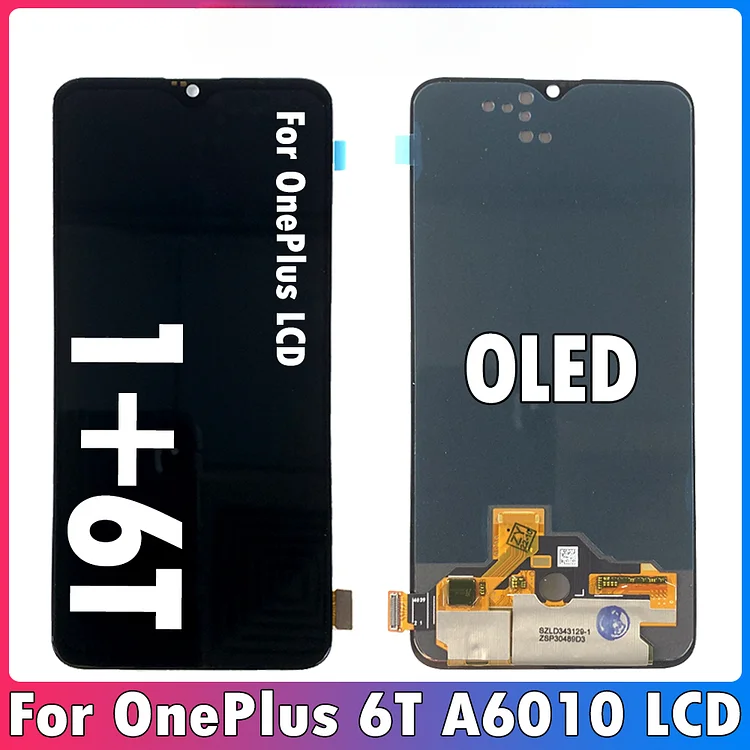 6.41" OLED For One plus 6T LCD Touch Screen Digitizer Assembly For OnePlus 6T LCD A6010 A6013 Display For 1+6T Display Parts