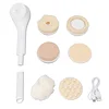 Electric Body Scrubber, Electric Body Shower Brush Detachable Head for Bath