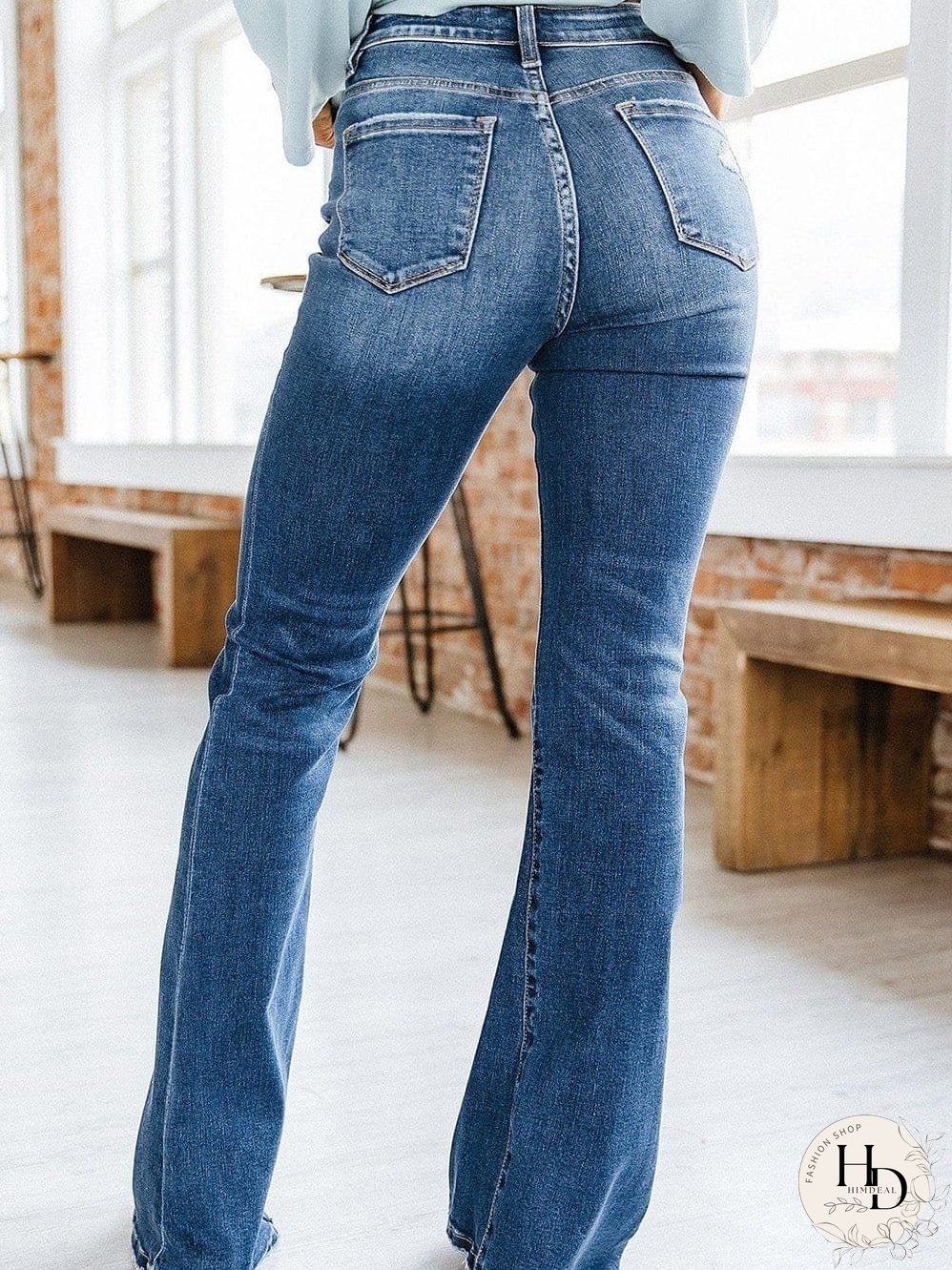 Vintage Inspired Flared Jeans