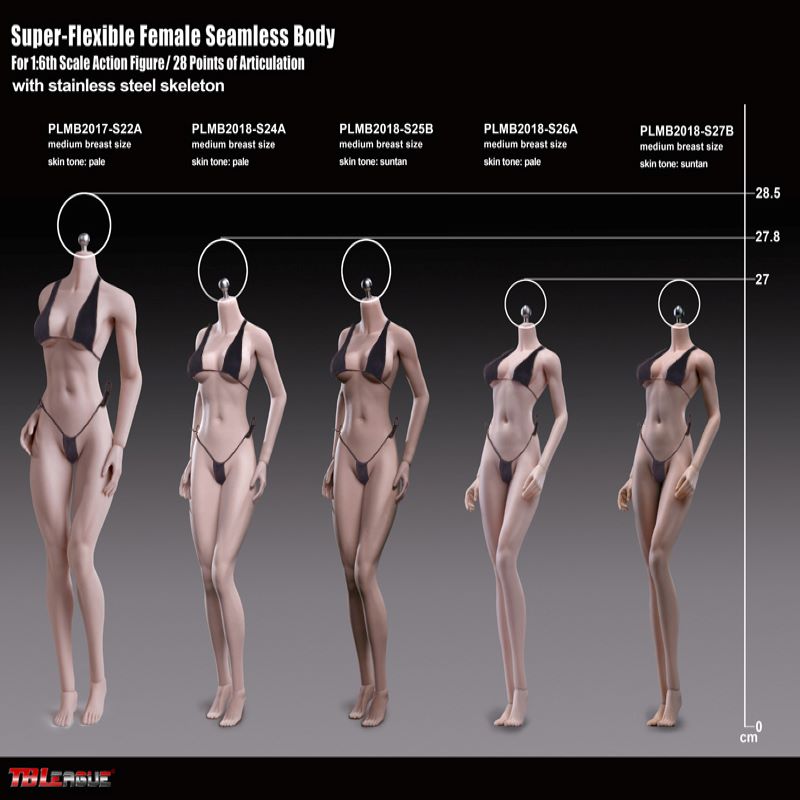 TBLeague 1/6 Super Flexible Female Seamless Petite Body S24A/ 25B / 26A /27B for 12inch Action Figure-aliexpress