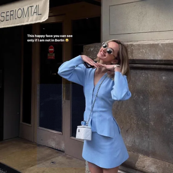 Nigikala Nigikala Summer New Women's Decoration Knit Coat Simple Mini Skirt Set