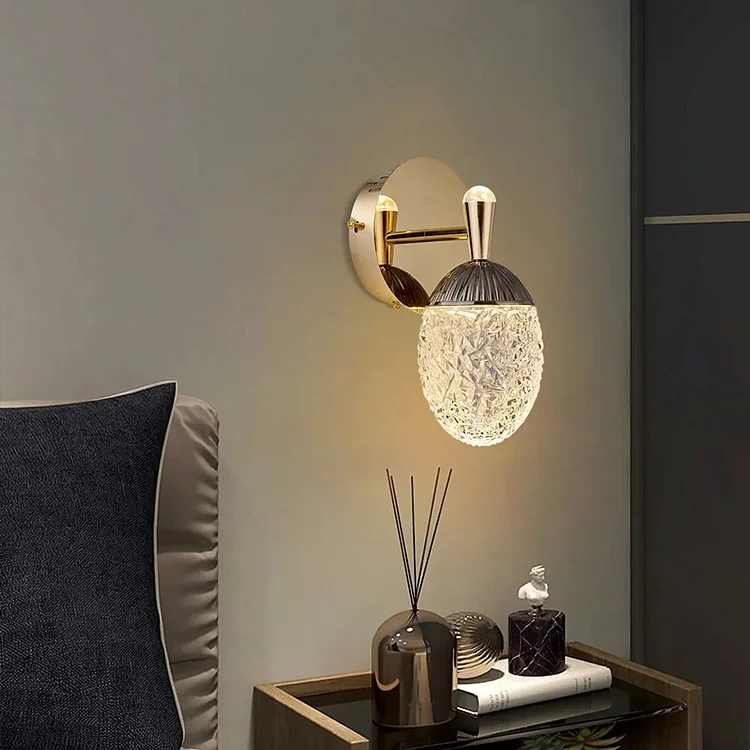 Modern LED Wall Sconce With Rounded Shade Vjlight