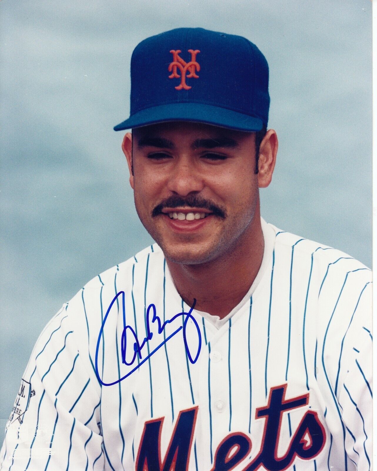 Carlos Baerga #0 8x10 Signed Photo Poster painting w/ COA New York METS