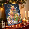 DIY Special Shape Diamond Painting Pearl Art With Inner Frame Kit 25x25cm(Christmas Gift Tree)