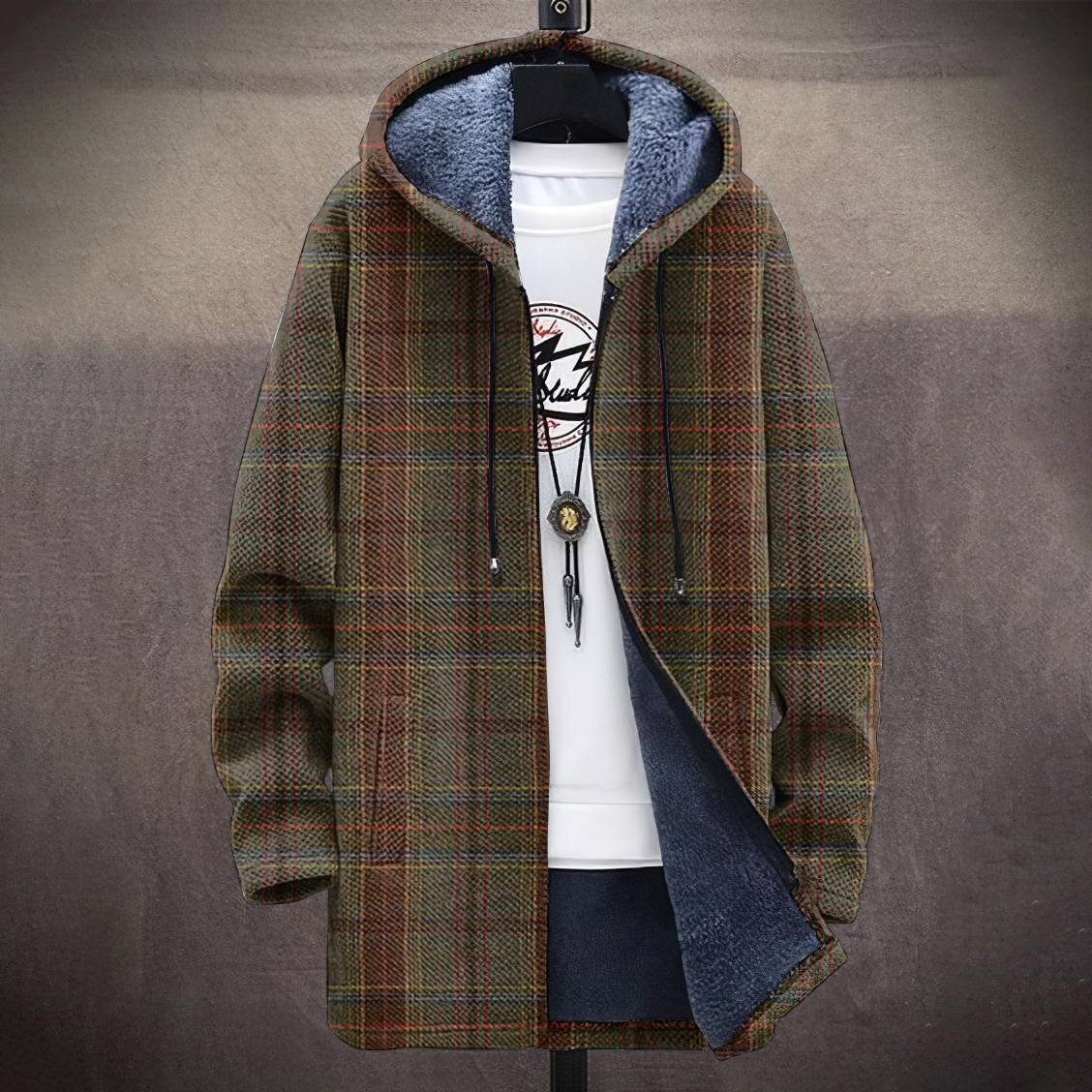 Men's Vintage Scottish Tartan Jacket wearshes