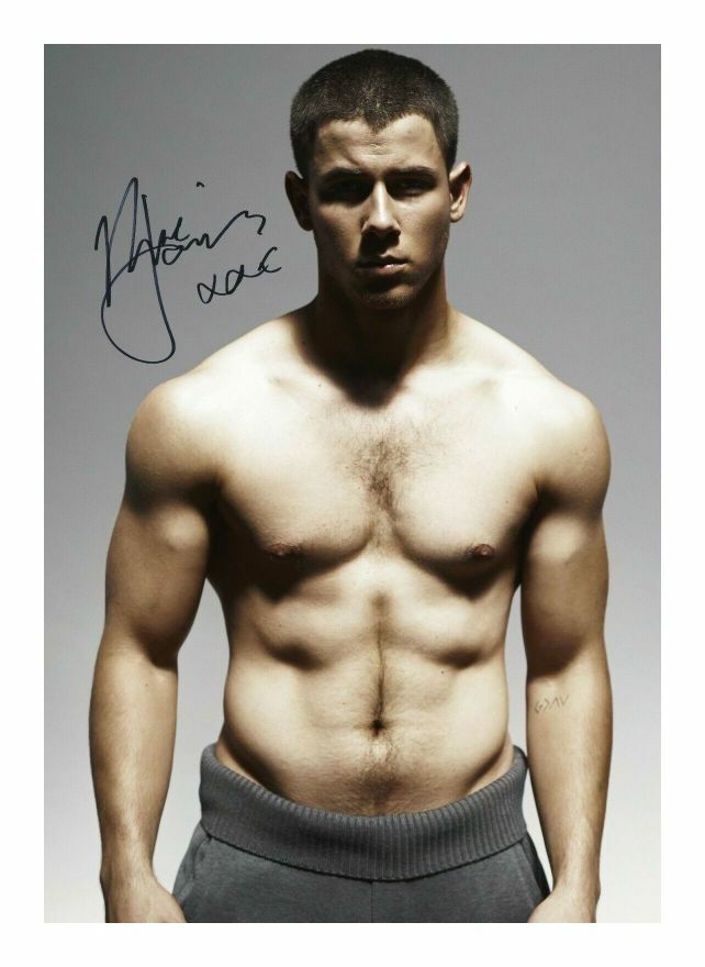 NICK JONAS AUTOGRAPH SIGNED PP Photo Poster painting POSTER