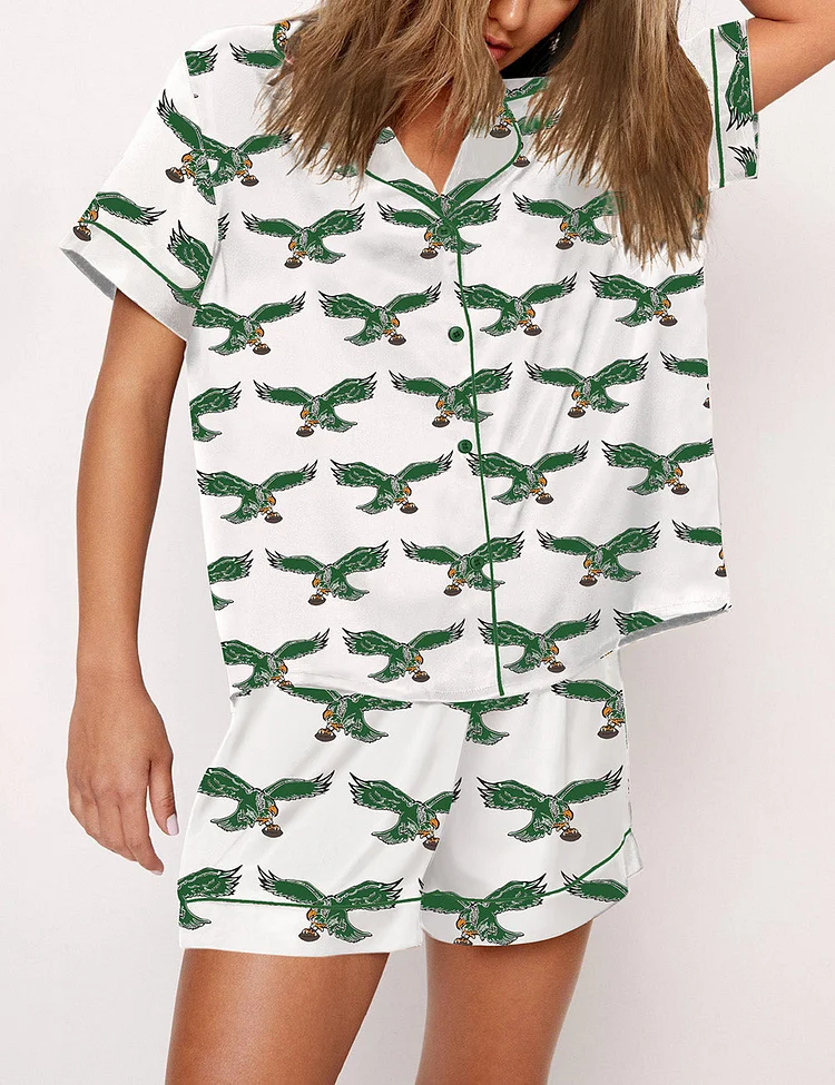 Women's Eagles Football Pajama Set