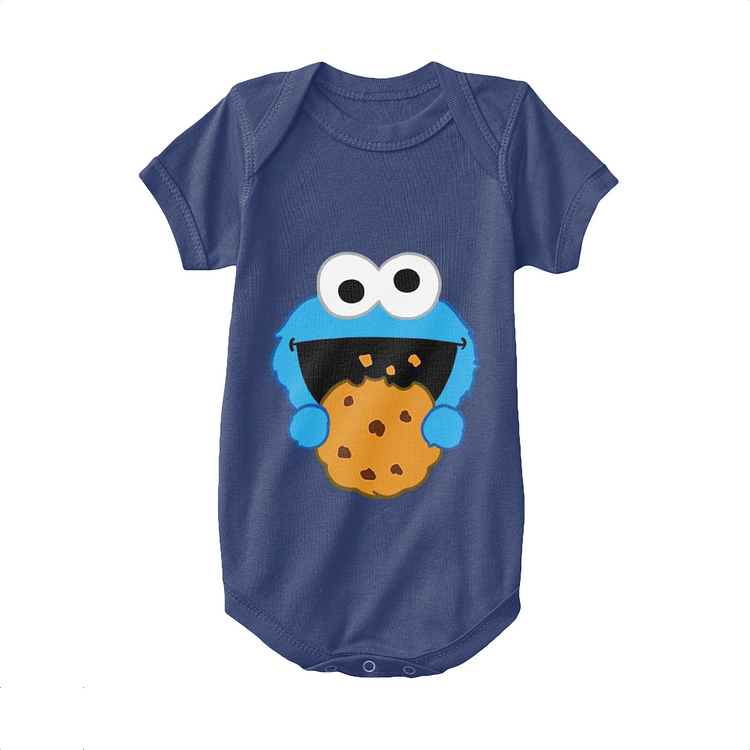 Blue Cookie Monster, Sesame Street Baby Onesie