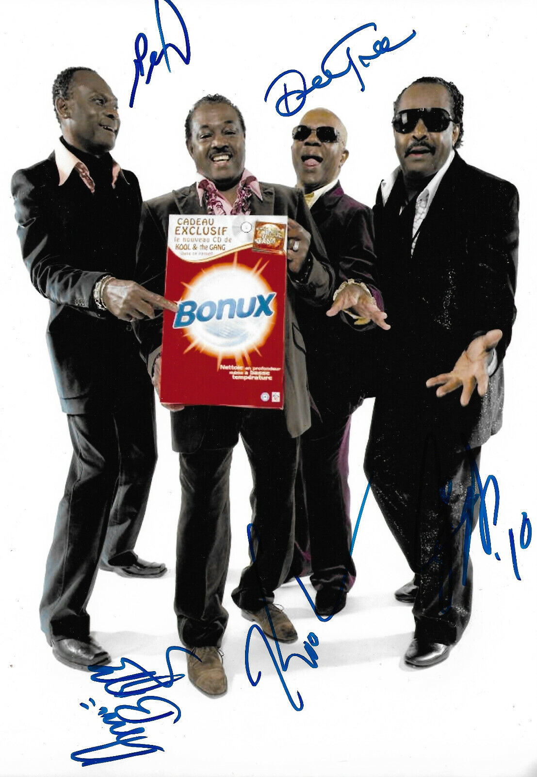 Kool & The Gang full signed 8x12 inch Photo Poster painting autographs