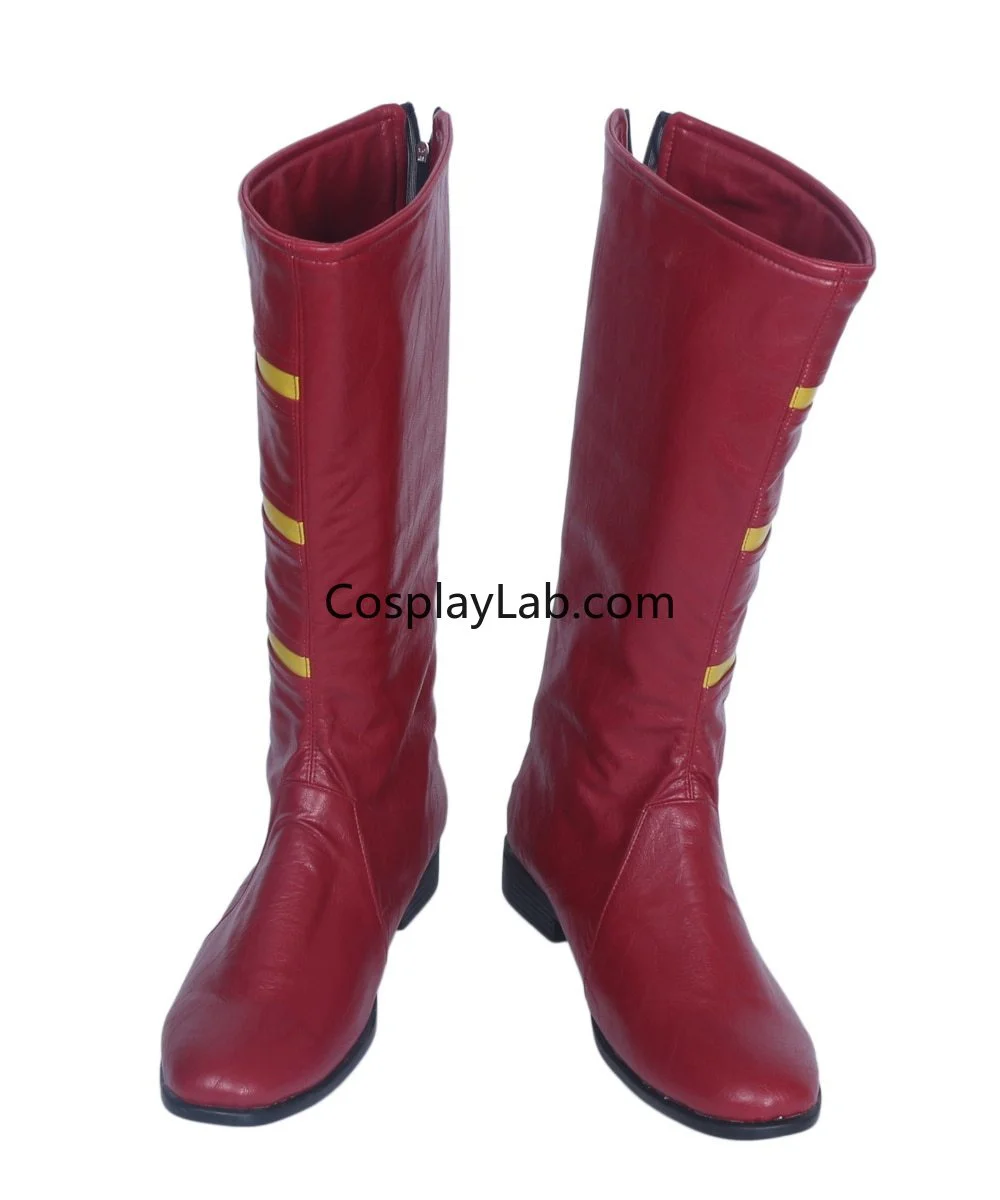 The Flash Female Speedster Jesse Quick Cosplay Boots