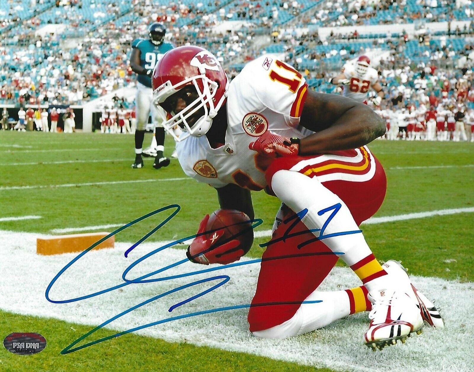 Chris Chambers Signed 8x10 Photo Poster painting PSA/DNA COA Chiefs Football Picture Autograph 1