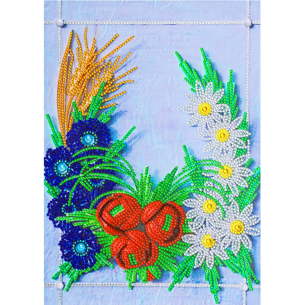 

Flowers - Special Shaped Diamond Painting - 30*40CM, 501 Original