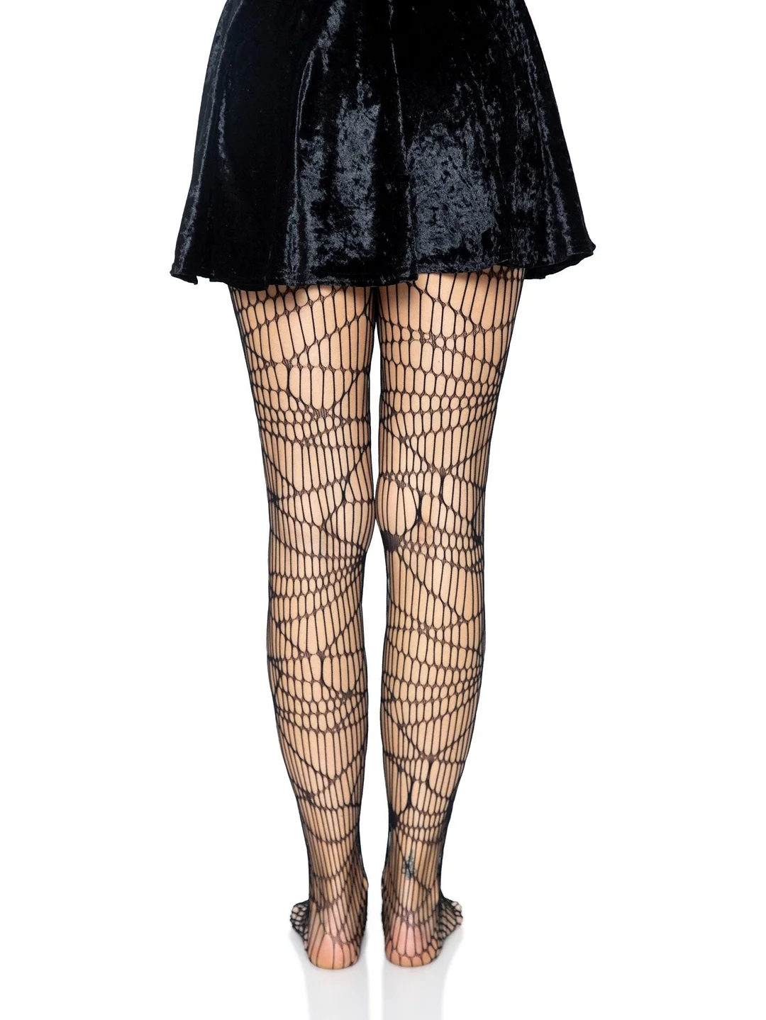 Blanche Distressed Net Pantyhose