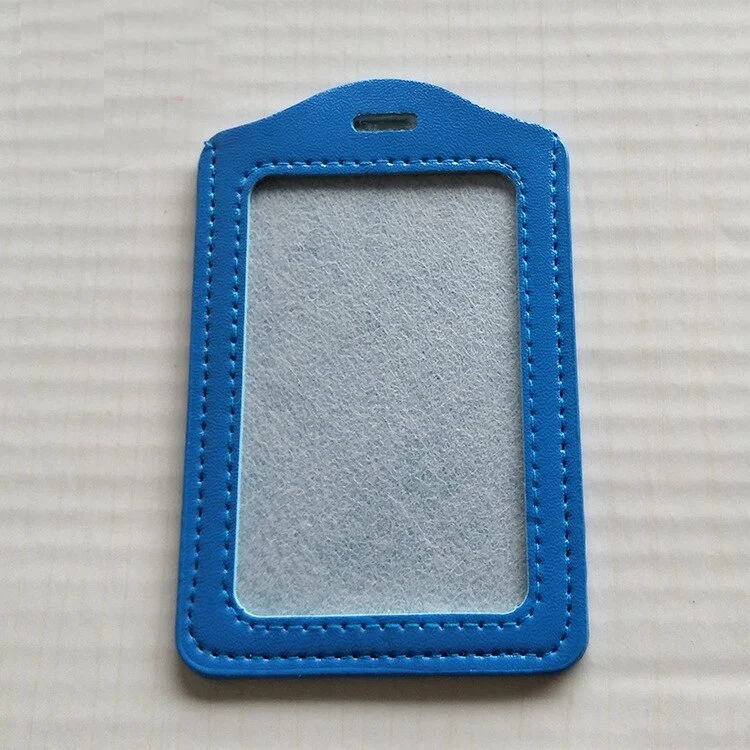 New Candy Color Card Holder Protect Cover Case Business Credit Card Work ID Card Badge Holder Office Supplies