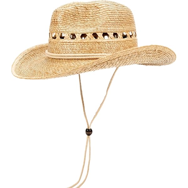 Home Prefer Mens Lifeguard Beach Straw Sun Hat Cowboy Roll Brim Panama Straw Fedora Hat for Men Women Natural