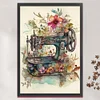 【Limited Stock Sale】(Big Size) Sewing Machine - 11CT Stamped Cross Stitch 40*60cm/15.75*23.62in