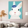 Rabbit - 9CT Full Beaded Cross Stitch Kit(20x28cm)