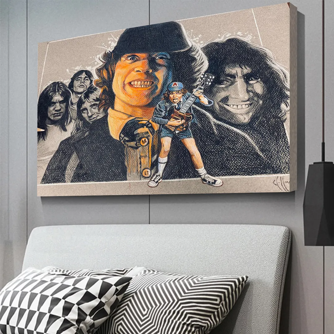 AC/DC Canvas Wall Art