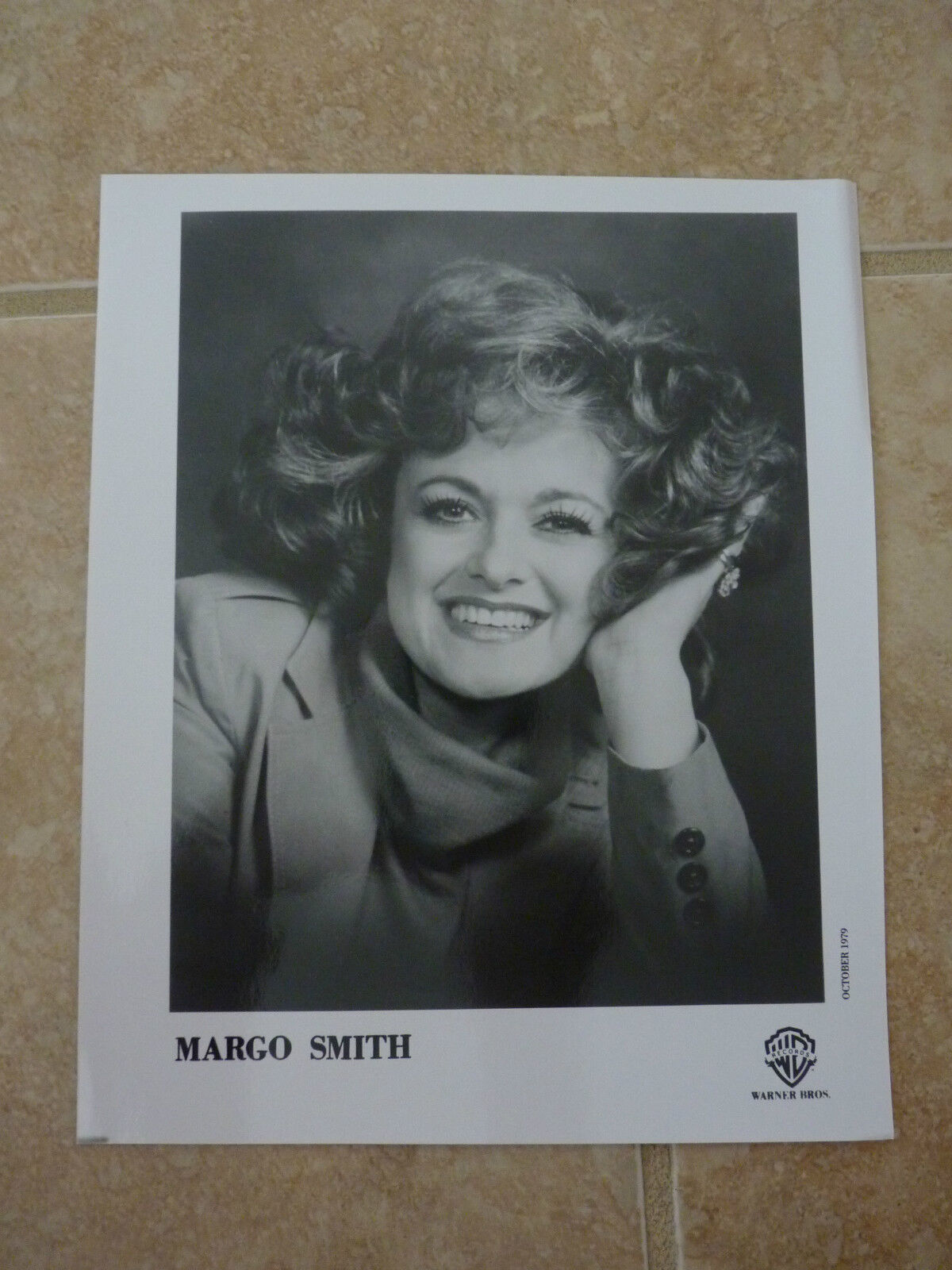 Margo Smith 8x10 B&W Publicity Picture Promo Photo Poster painting