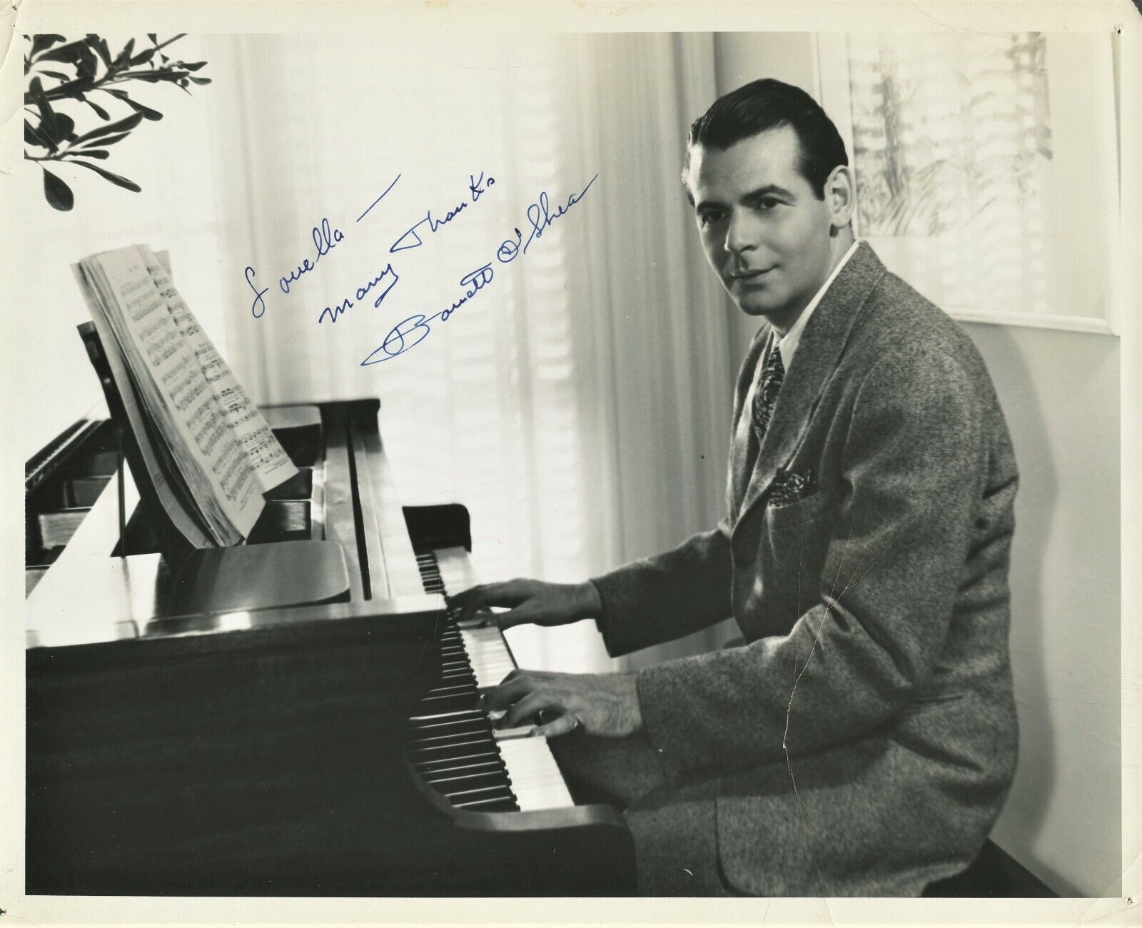 Vintage BARNETT O'SHEA (???) Signed Photo Poster painting