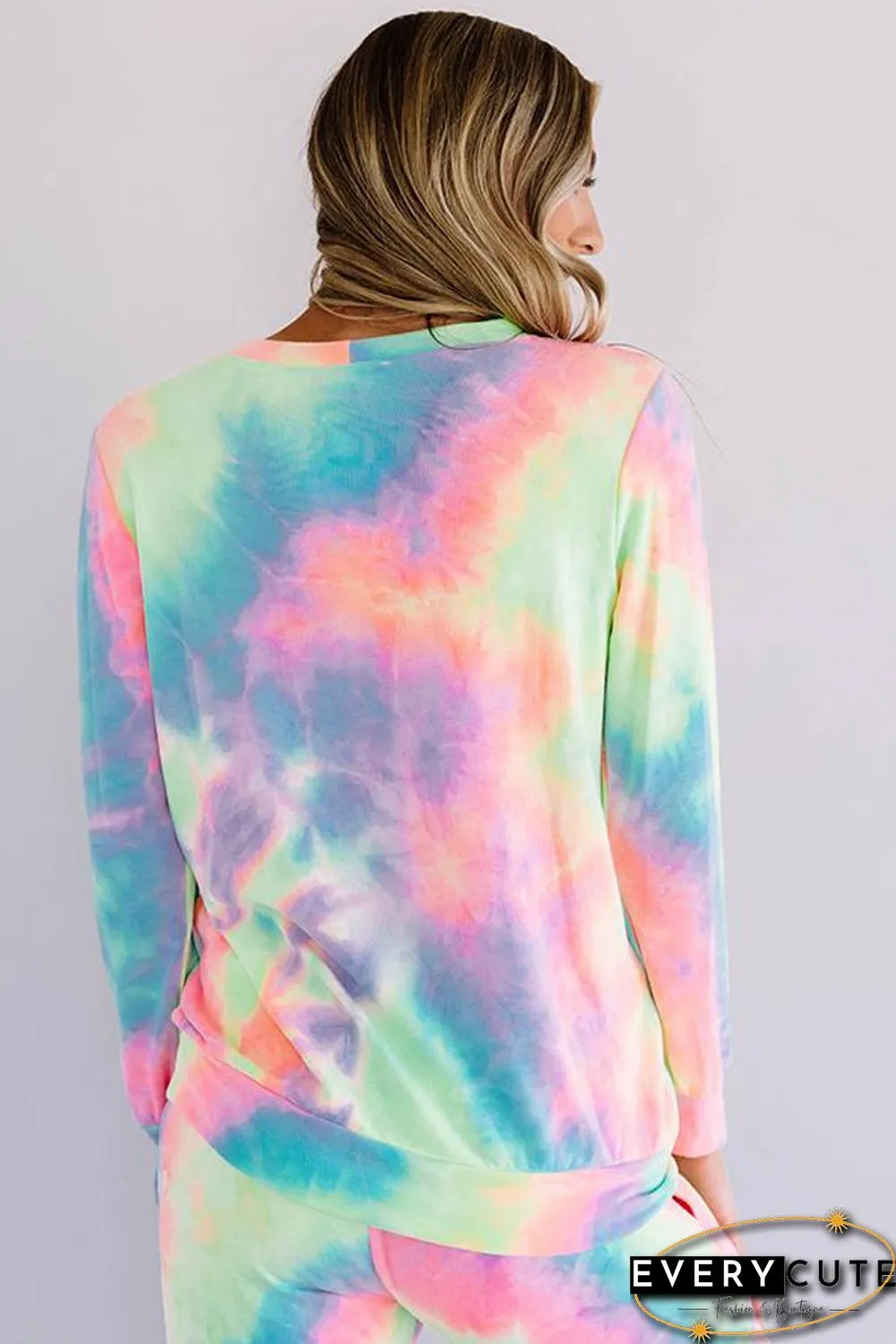 Pink Snuggle Down Tie Dye Lounge Set