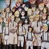 3D Decorative Paint of All Characters of Attack On Titan - Attack On Titan - Kalahome