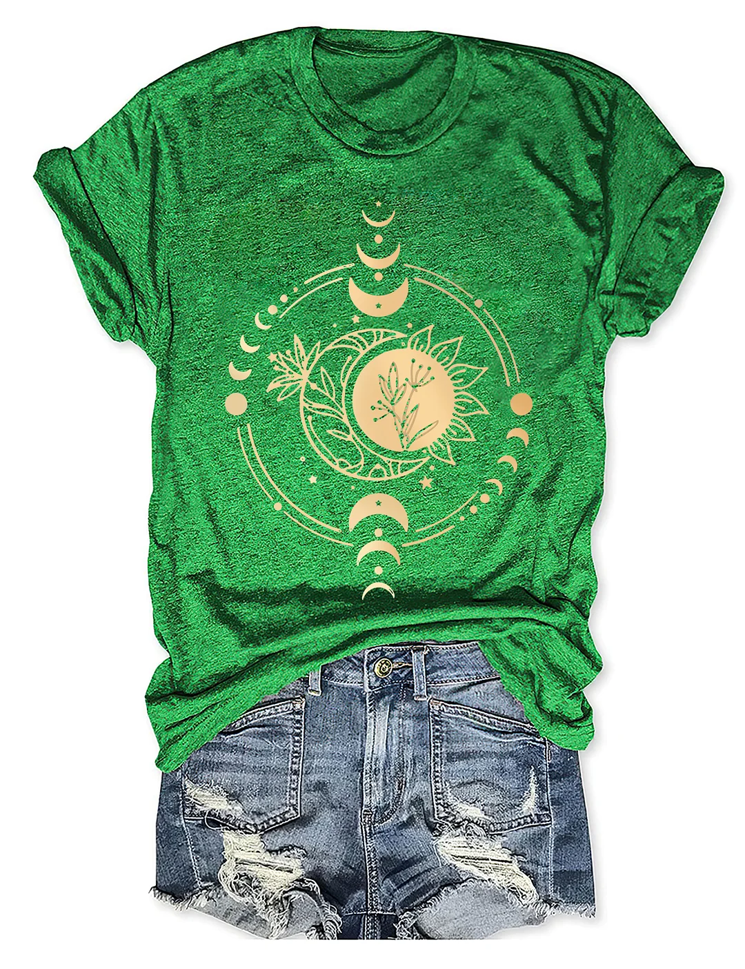 Shiny Mysterious Moon Phase T-shirt