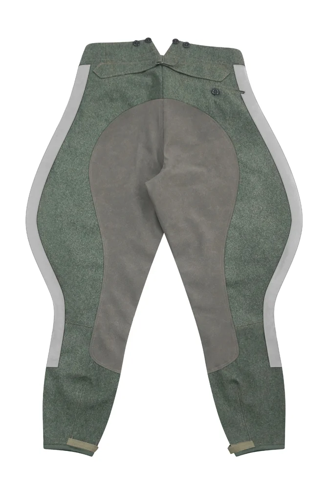   Elite German General Fieldgrey Wool Riding Breeches German-Uniform