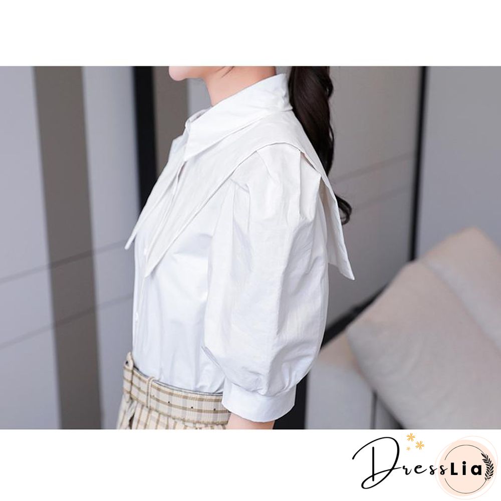 Fashion Blouse+Wild Plaid Skirt P11510