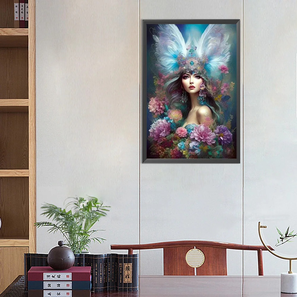 Partial AB Diamond Painting - Full Round Drill - Fairy(Canvas|45*65cm)