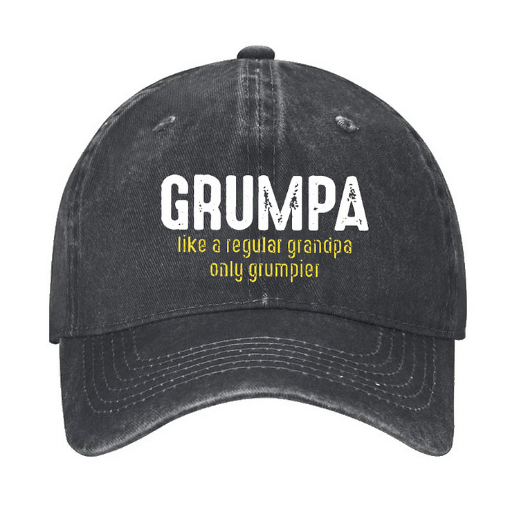 Grumpa Like A Regular Grandpa Only Grumpier Hat