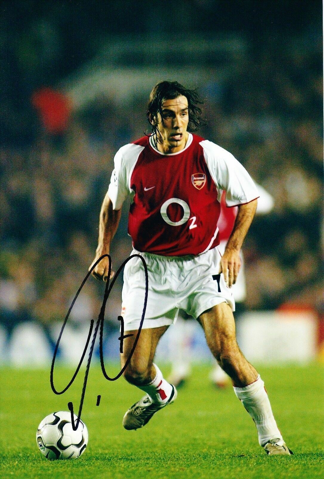 Robert Pires Signed 12X8 Photo Poster painting Arsenal Genuine AFTAL COA (9046)