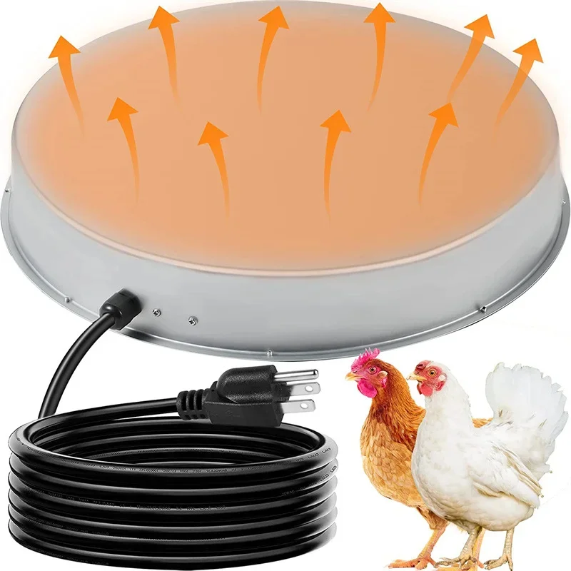 Poultry Chicken Water Heater Chicken Water Heater Base for Winter Heated Waterer - vzzhome
