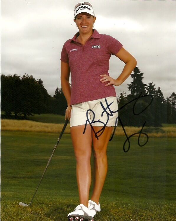 LPGA Brittany Lang Autographed Signed 8x10 Photo Poster painting COA 2