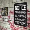 Notice - Vintage Metal Signs(12*16Inch) - Bar