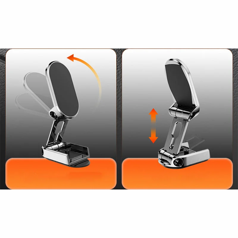 🔥Hot Sale 🔥2023 New Alloy Folding Magnetic Car Phone Holder