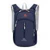18L Lightweight Mountaineering Backpack with Reflective Strips & Chest Storage Bag Foldable Running Storage Knapsack Breathable Splash-Proof Hiking Nylon Pouch Hiking Work Travel Camping Backpacks