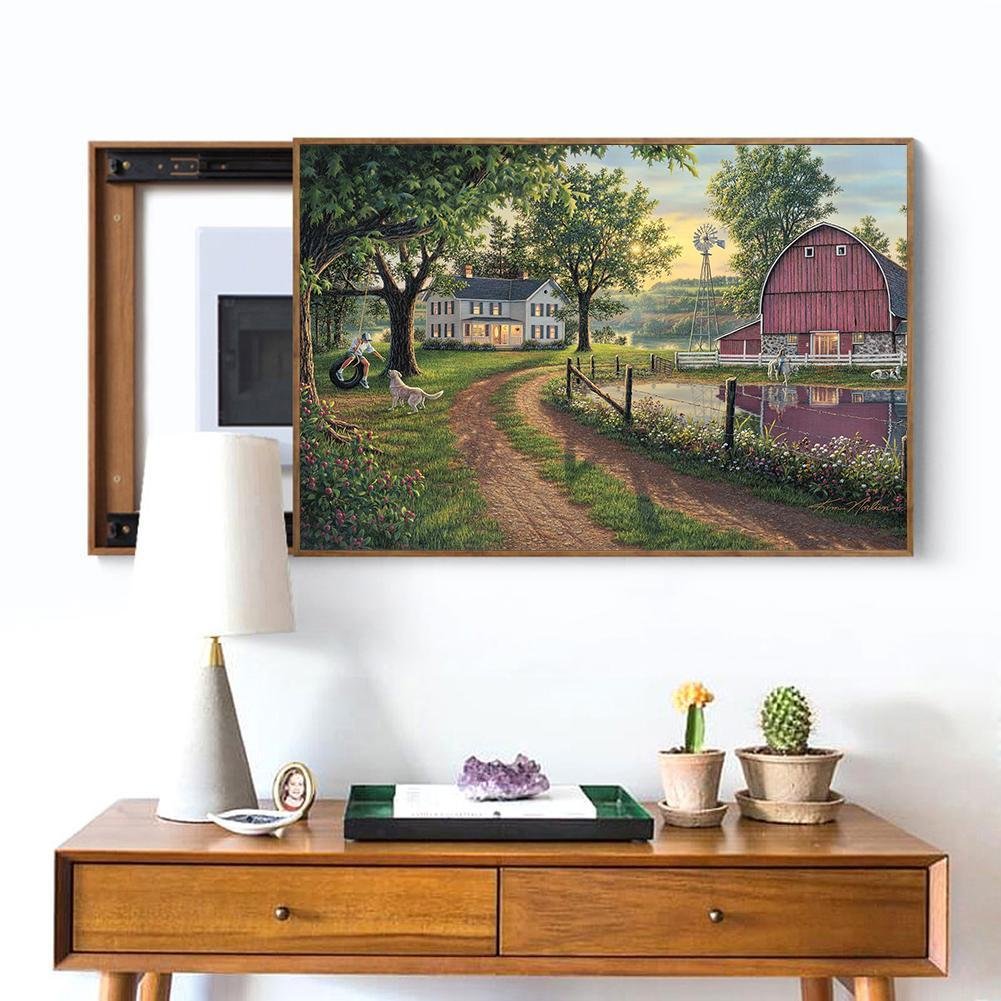 Countryside View - Full Round Diamond Painting