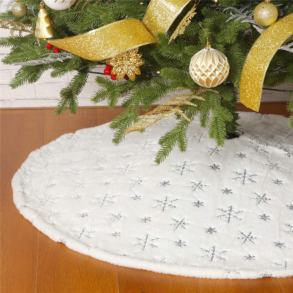 

Christmas Tree Skirt, Silver, 501 Original