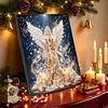 DIY Special Shape Diamond Painting Pearl Art With Inner Frame Kit 25x25cm(Christmas Angel)