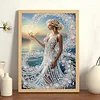 Girl - Diamond Painting - Partial Special Shaped Drill(Canvas|30*40cm)