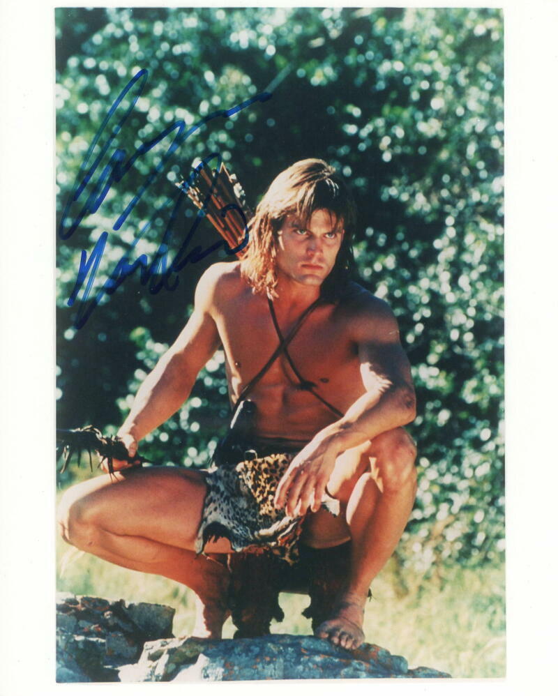 CASPER VAN DIEN SIGNED AUTOGRAPH 8X10 Photo Poster painting - STARSHIP TROOPERS, SEXY TARZAN