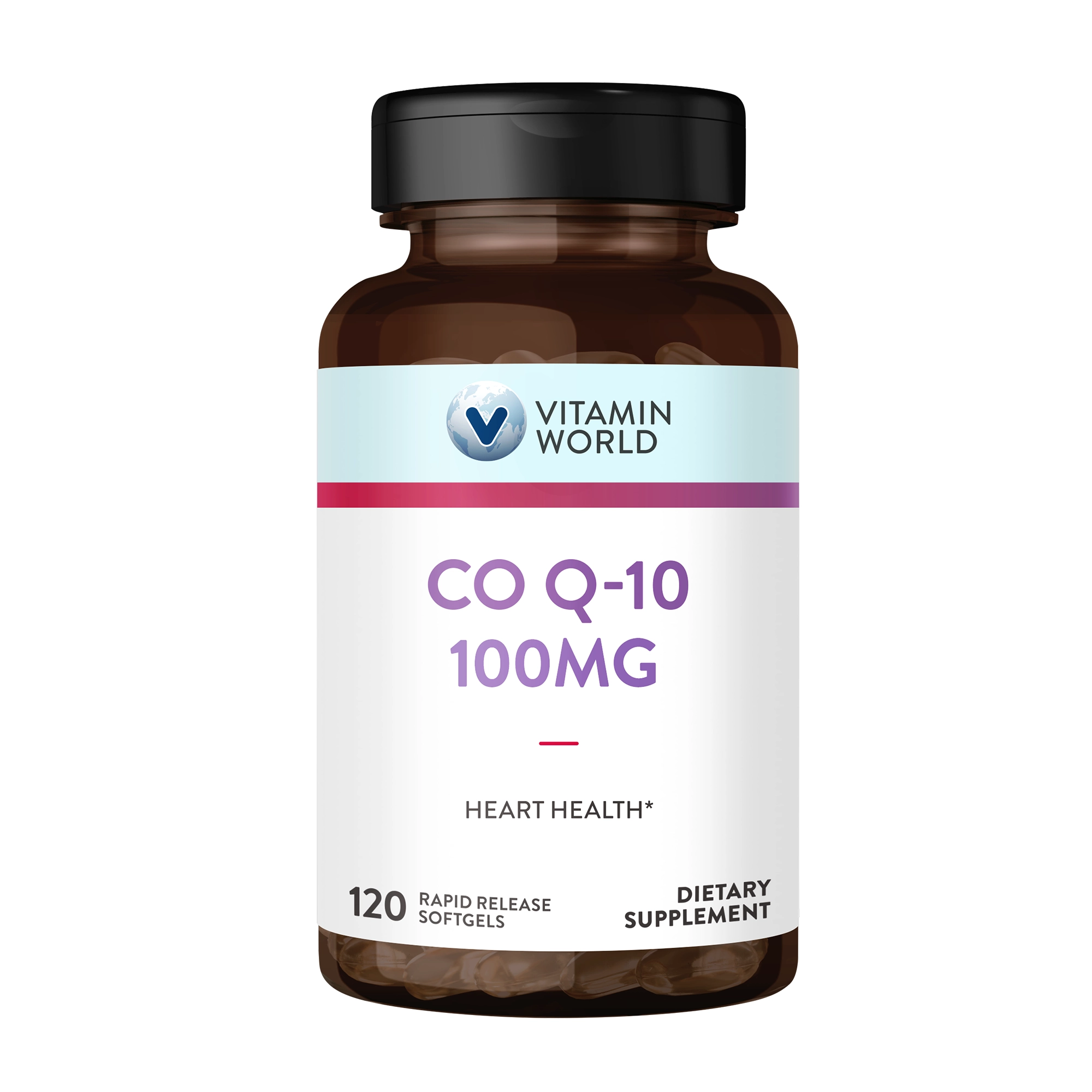 Vitamin World Co Q-10 Rapid Release Softgels - 120 Softgels - Heart Health