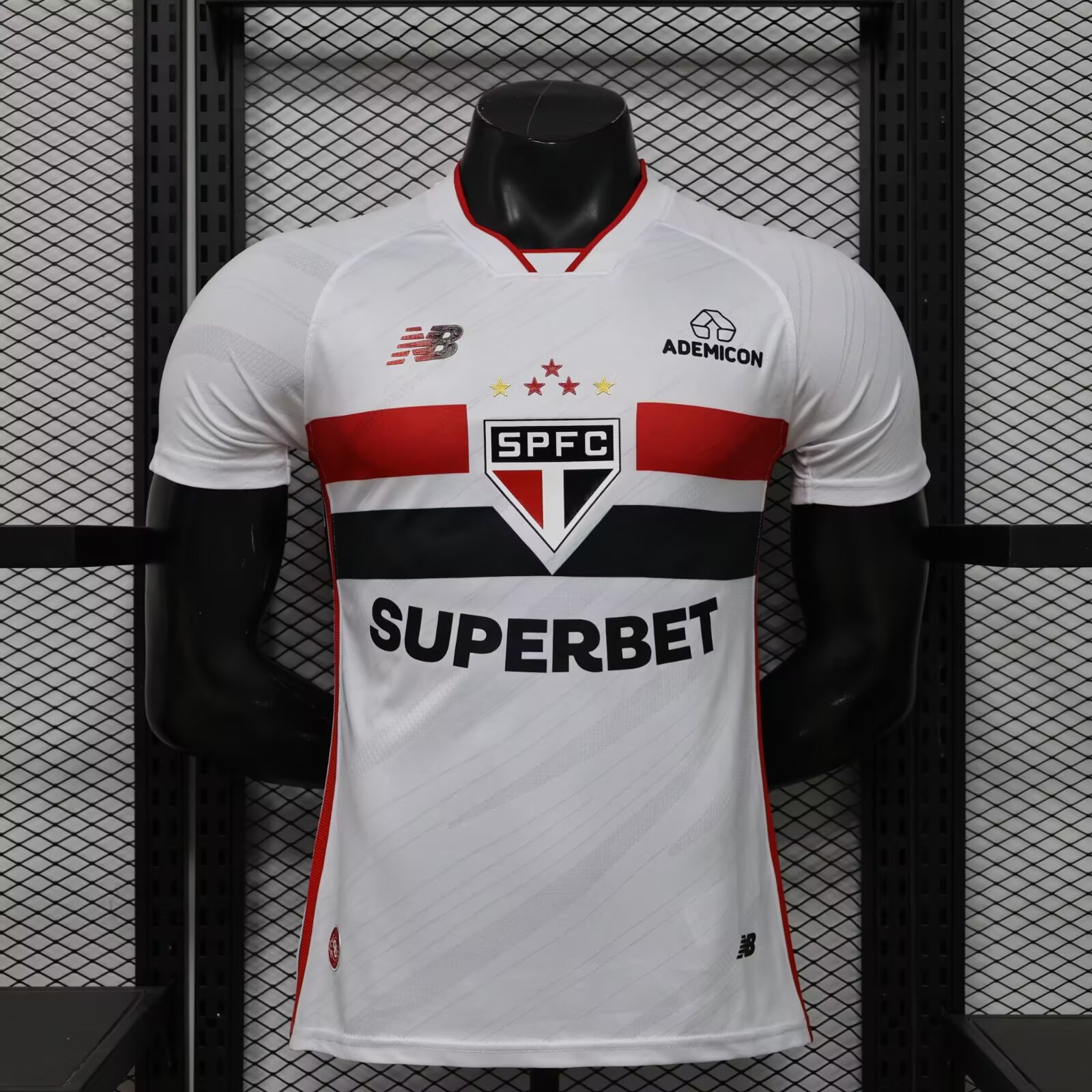 2026/2027 Player Version S&atilde;o Paulo Home Football Jersey 1:1 Thai Quality（The player version jersey is a bit tight, please pay attention to the size selection）