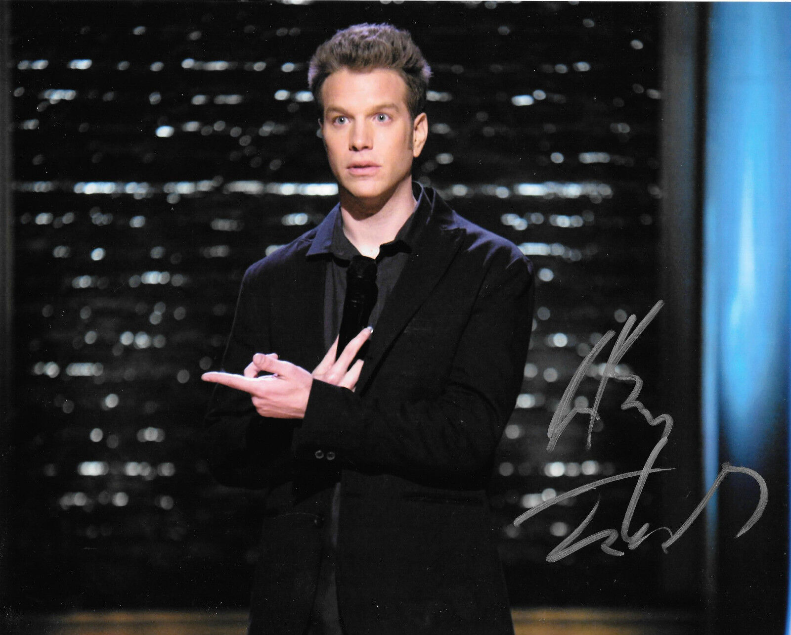 GFA Stand-up Comedian * ANTHONY JESELNIK * Signed 8x10 Photo Poster painting AD1 PROOF COA